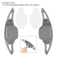 thumbnail image 2 of Steering Wheel Paddle Shifter Covers For Chevy Camaro 12-15 Aluminium Grey, 2 of 13