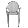 thumbnail image 2 of Plata Import - Chaise Ghost avec accoudoirs couleur fumée, 2 of 2
