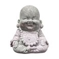 thumbnail image 4 of LNGOOR Statue de Bouddha Antique Assise pour Table Intérieure, 4 of 9