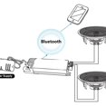 thumbnail image 5 of 2PCS Audio Ceiling Bluetooth Speaker Home Recessed Speaker System for Indoor Kitchen Bedroom, 5 of 5