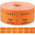 thumbnail image 1 of KAKOWELY ticket rolls 1 Roll of Raffle Tickets Universal Ticket Labels Universal Ticket Roll Events Tickets Universal Tickets4.72"X4.72"X1.97", 1 of 5