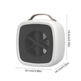 thumbnail image 4 of Sentmoon Office Heater Space Heaters for Indoor Use Desktop Heater Small Office Dormitory Portable Fast Heating Heater Home Desktop Heating Appliance Fall and Winter for Bathroom and Car, 4 of 7