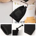 thumbnail image 4 of Unique Bargains Pochette à Cordon en Maille de Nylon Noire pour Téléphone Cellulaire, 3 Pcs, 4 of 6