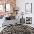 thumbnail image 4 of Evolution Trellis 8 ft. Round Area Rug, Vintage Grey, 4 of 6