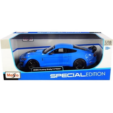 Maisto 31452bl 1-18 Voiture Miniature Moulée sous Pression pour 2020 Ford Mustang Shelby GT500 Bleu Pâle Édition Spéciale