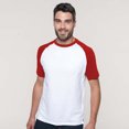 thumbnail image 2 of Kariban Mens Short Sleeve Baseball T-Shirt, 2 of 3