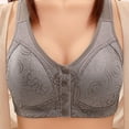 thumbnail image 2 of cfhntfmh Front Closure Bras for Women Comfort Full Coverage Everyday Bras Wireless Convenient Front Buttons Bras, 2 of 7