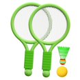 thumbnail image 4 of jinwen Children Badminton Tennis Set Tennis Racket for Kids for Yard Girls Backyard Green, 4 of 9