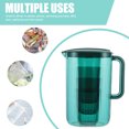 thumbnail image 4 of Miangastore Pichet d'Eau Froide Vert pour Rangement en Plastique PP Portable avec Poignée et Grande Capacité 1 Ensemble, 4 of 8
