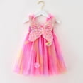 thumbnail image 2 of Robe Décontractée pour Filles Robe Tutu Sans Manches pour Filles Robe de Princesse Robe en Tulle pour Tout-Petits pour Filles 5-6 Ans, 2 of 5