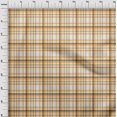 thumbnail image 4 of oneOone Rayon Dark Peach Fabric Plaid Craft Projects Decor Fabric Printed By The Yard 56 Inch Wide, 4 of 4