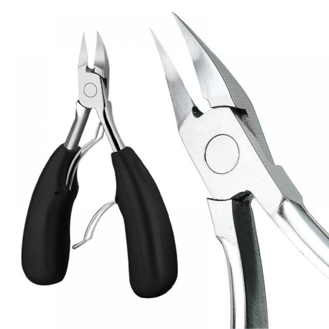 Toenail Clipper Set Stainless Steel Ingrown Toenail Clipper for Thick and Hard Nails