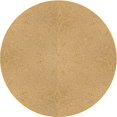 thumbnail image 1 of Ahgly Company Tapis d'Intérieur Ronds Transitionnels Orange Lavables à la Machine, 8 Pieds Rond, 1 of 7