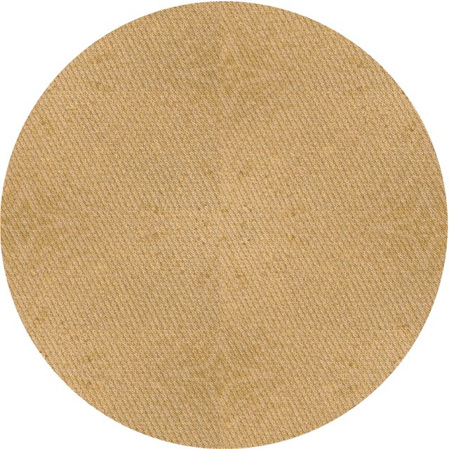 Ahgly Company Tapis d'Intérieur Ronds Transitionnels Orange Lavables à la Machine, 3 Pieds Rond
