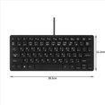 thumbnail image 4 of 5X Wired USB Japanese/English Bilingual Keyboard for Tablet/Windows PC/Laptop/IOS/Android,5 * USB keyboard,black, 4 of 6