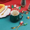 thumbnail image 4 of Oleegame 1PC Stainless Steel Cutlery Set Christmas Tableware Set Stainless Steel Spoon Gift Set Dessert Spoon Fork Coffee Spoon Christmas Pendant Spoon Tableware Set Gift, 4 of 8