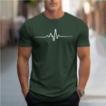 thumbnail image 2 of Plebaso T-shirt Graphique pour Hommes Été Manches Courtes T-Shirts Col Rond Chemises Décontractées Hauts de Plage Imprimés pour Hommes, 2 of 5