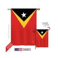 thumbnail image 1 of Breeze Decor 08332 East Timor Drapeau de Maison à Impression Verticale Bidirectionnelle - 28 x 40 Po, 1 of 1