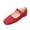 Red, variant on Xfvqtps Buckle Flats Womens Vintage Shoes Mary Jane Style Flat Shoes Square Toe Casual Comfortable Slip on Shoes for Women Black