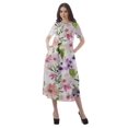 thumbnail image 4 of Moomaya Robes d'Été Imprimées Décontractées pour Femmes, Robes de Cocktail, Vêtements de Mariage, 4 of 5