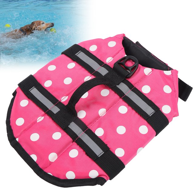 Dog Life Jacket, Pet Adjustable Life Jackets Pet Float Coat For Pets Swimming