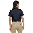 thumbnail image 4 of Harriton Ladies' Easy Blendâ„¢ Short-Sleeve Twill Shirt with Stain-Release, 4 of 4