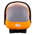 thumbnail image 1 of CozyBaby Lightweight Mesh Sun and Bug Infant Carrier Cover, Orange Mango, 1 of 7