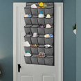 thumbnail image 4 of Organisateur de Rangement pour Chaussures 24 Pochettes Étagères de Rangement Murales pour Garde-Robe Organisateur Mural Multi-Usage, 4 of 8