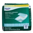 thumbnail image 1 of Equate Disposable Underpads 45X60CM, 40CT, 1 of 3