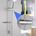 thumbnail image 4 of Holder Adjustable Height Shower Head Holder For Slide Bar Rail Head Bracket Holder Handheld Showerhead Holder 360 Degree Rotation Sprayer Bracket Polished Chrome, 4 of 7