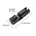 thumbnail image 2 of TopLLC Non Punching Straight Buckle Shower Lifting Rod Shower Fork Seat Adjustable Movable Bracket Fixed Seat Nozzle Accessory, 2 of 2