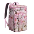 thumbnail image 1 of Retro Floral Rustic Print Backpack Cooler - 20L Leakproof & Easy to Clean, Ideal for Students and Families, 1 of 6