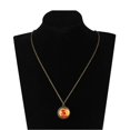 thumbnail image 3 of Collier Pendentif Rond Double Système Solaire Dôme en Verre Dôme Espace Collier Lumineux, 3 of 9