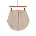 thumbnail image 2 of 2025 Mini Chemise Inférieure Jupes Longues pour Femmes pour Femmes Extensions Haut Tout Bas Mini Jupe Superposition Taille Mini avec Jupe Élastique Chemise Bande Rallonge Robe pour, 2 of 2