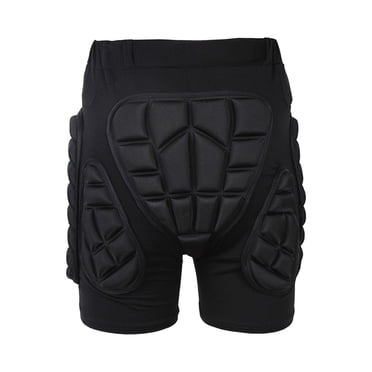 Youkk Skating Ski Hip Pad Protection Hip Pants Breathable Roller for Skiing M Black XL
