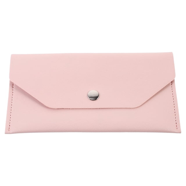 CNKOO Stylish 3pc Cash Envelope Wallet - PU Leather Dividers Clutch Handbag