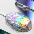 thumbnail image 4 of Gaming Mouse, 2.4G Cordless Wired bt 3 Mode PC Gaming Mouse with RGB Lights, 5 Adjustable DPI Game Mouse for  for PC Tablet, 4 of 7