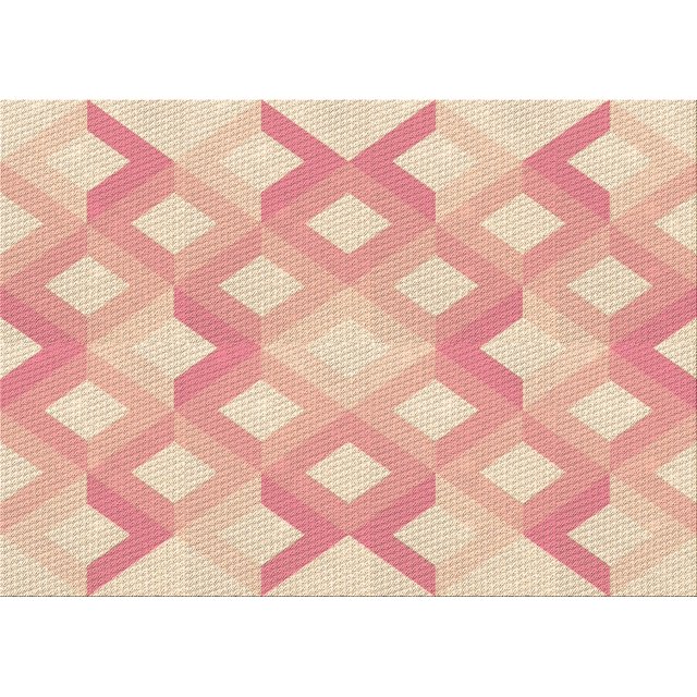 Ahgly Company Machine Washable Indoor Rectangle Transitional Orange Area Rugs, 5' x 8'