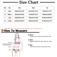 thumbnail image 3 of YUTK Womens Swimsuits - Women's 2025 Spring/Summer New Swimsuit Sexy Bikini Three Point Split Swimsuit Set - Red Xl, 3 of 8