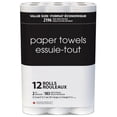 thumbnail image 1 of Black & White 12 Value Size Rolls 183 Sheets, 2-Ply Paper Towel, 1 of 4