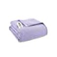 thumbnail image 3 of Shavel Home Products Micro Flannel Solid Electric Heated Blanket, Queen, Amethyst, 3 of 3