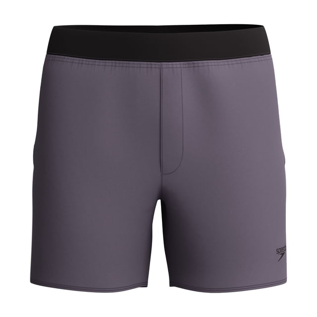 Speedo Men's Fitness 4-Way Flex The Look Out Swim Short - Vintage Fog, X-Large