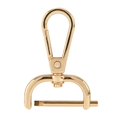 thumbnail image 1 of Clips Detachable Swivel Snap Hooks Swivel Lobster Clasps for DIY Jewelry 25mm Gold, 1 of 9