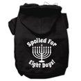 thumbnail image 1 of Spoiled For 8 Days Screenprint Dog Pet Hoodies Black Size Med (12), 1 of 1