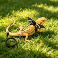 thumbnail image 4 of Qocolhg Lizard Leash Escape Proof Adjustable Harness for Bearded Dragon Leopard Gecko Iguana, Reptile Leash Lightweight Polyester Outdoor Walking Rope for Small Reptiles, 3 Sizes S/M/L, 4 of 6