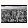 thumbnail image 1 of Design Art Vue Aérienne Panoramique De Manhattan  Sur Toile Encadrée, 1 of 3