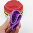 thumbnail image 3 of COSMOS Pack of 6 Anti-Dust Spill Proof Soft Silicone Replacement Coffee Mug Lids Cover Cup Lid Cover, 3 of 5