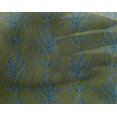 thumbnail image 4 of oneOone Georgette Viscose Fabric Leaves Block Print Fabric By The Yard 42 Inch Wide, 4 of 4