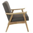 thumbnail image 2 of Weldon Chair in Klein Charcoal Gray Fabric with Brushed Finished Frame, 2 of 4
