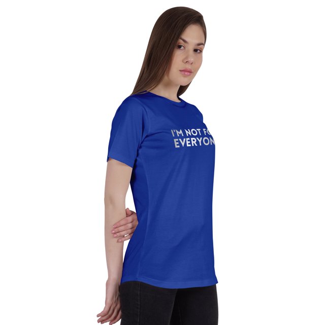 Inkmeso Womens Quote Top Im Not For Everyone Graphic Print Tee T-Shirt